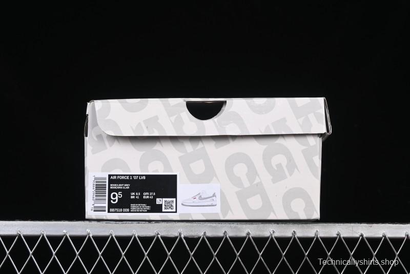 Nike Air Force 1 '07 Low The North Face Collaboration Beige Grey Red Label Casual Sneakers - BB7518-009