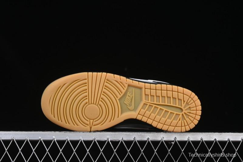 Nike Dunk Low Casual Sneakers in Black-Grey Colorway - HQ1931-001