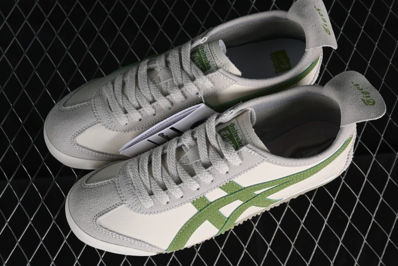 Onitsuka Tiger Mexico 66 Low-Top Leather Casual Running Shoes - 1183B391-202
