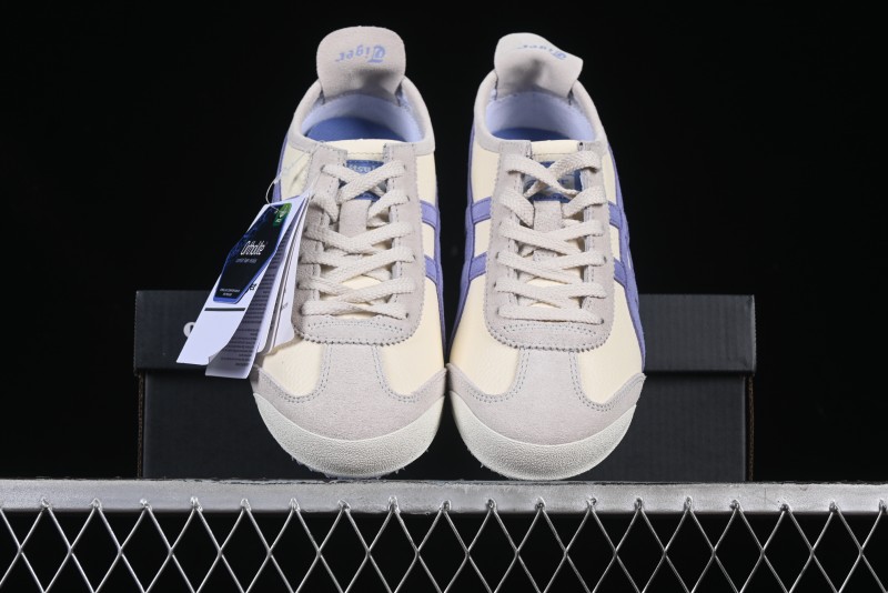 Onitsuka Tiger Mexico 66 Low-Top Leather Sneakers for Casual Running - 1183B391-102