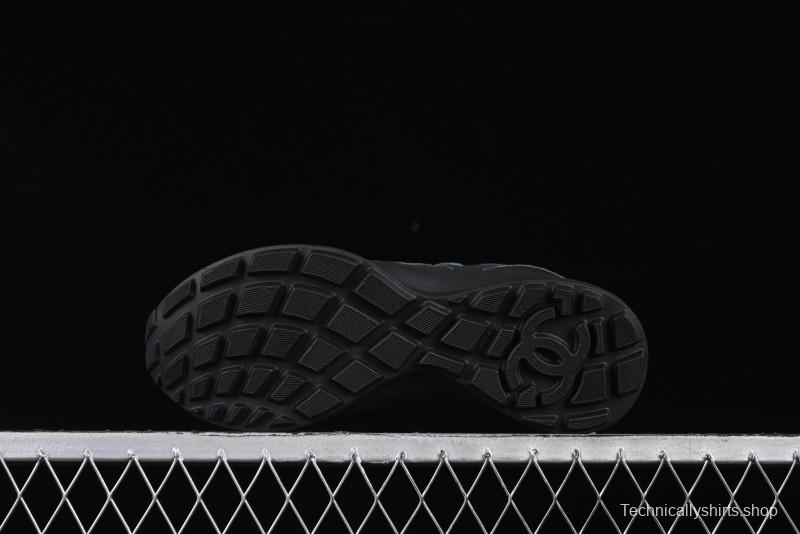 Chanel 25C Tie-Up Flat Casual Lifestyle Shoes - G46372