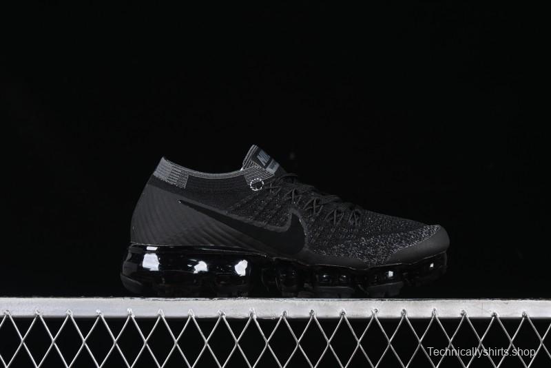 Nike Vapormax Flyknit Breathable Casual Running Shoes with Full-Length Air Cushion - 849558-007