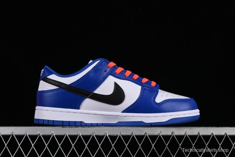 Nike Dunk Low SB Casual Skate Shoes in White Blue Red - CW1590-104