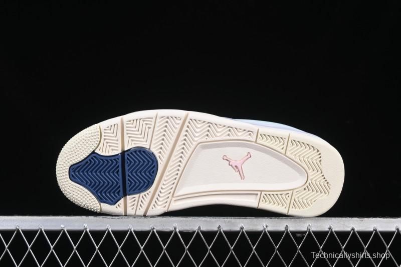 Nike Air Jordan 4 Remastered Retro Sneakers in Sky Blue - FQ7939-101