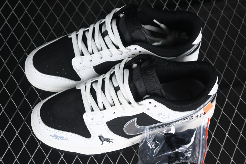 Nike SB Dunk Low Black Myth Game Theme Erlang Shen Low-Top Casual Skate Shoes - DV2433-100