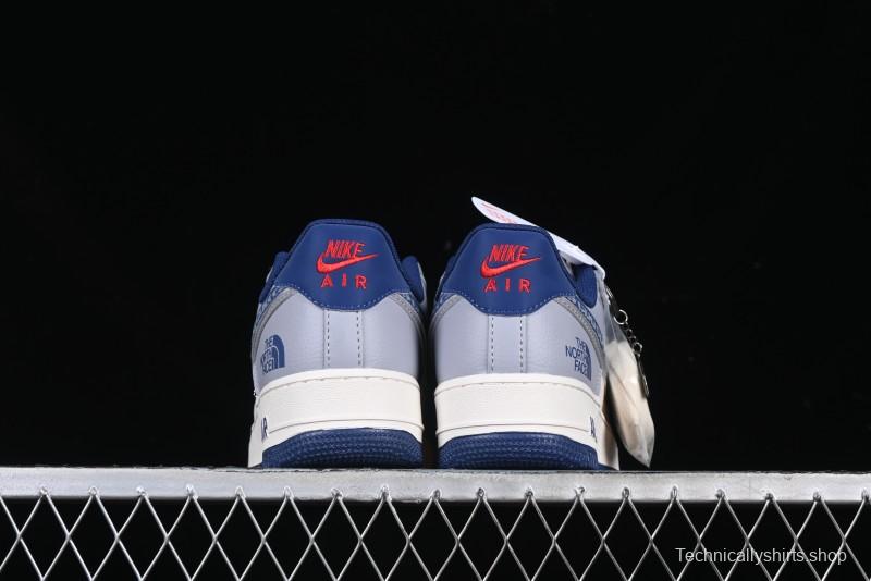 Nike Air Force 1 '07 Low The North Face x CDG Blue Double Swoosh Casual Sneakers - DM6688-019