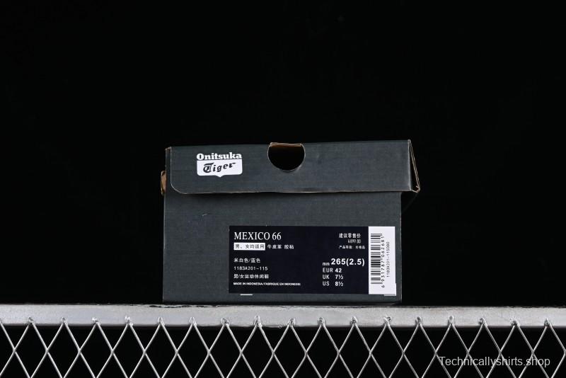 Onitsuka Tiger Mexico 66 Low-Top Leather Casual Running Shoes - 1183A201-115