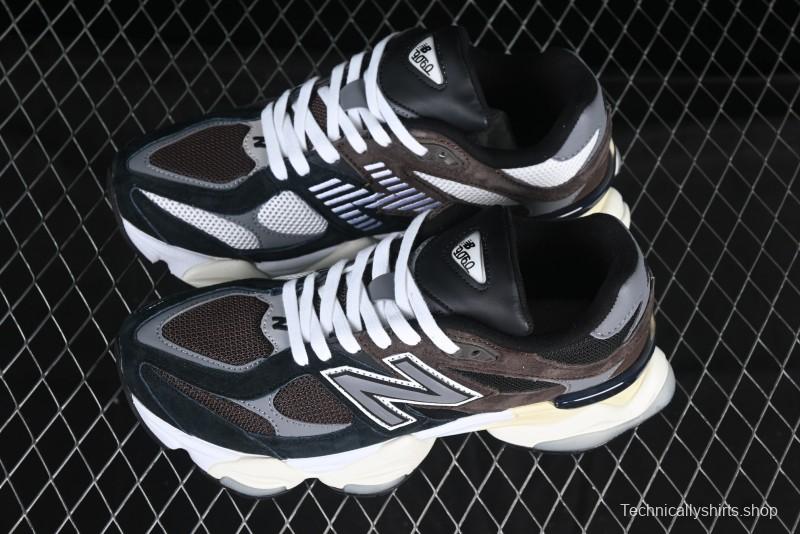 New Balance 9060 Retro Casual Running Shoes with ABZORB Cushioning Technology - U9060BRN