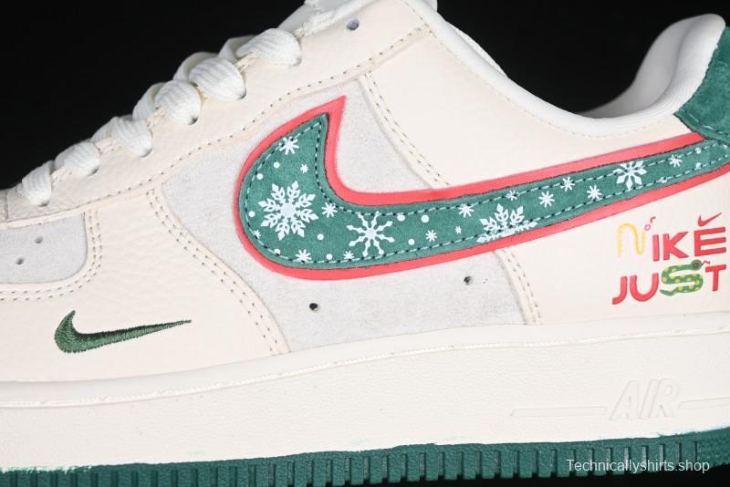 Nike Air Force 1'07 Low Just Collaboration - Christmas Tree Low-Top Casual Sneakers - DF0188-034