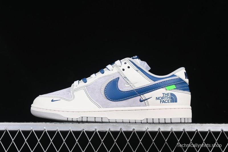 Nike SB Dunk Low The North Face Collaboration Anniversary Edition Customized Low-Top Casual Skate Shoes - DM6868-040