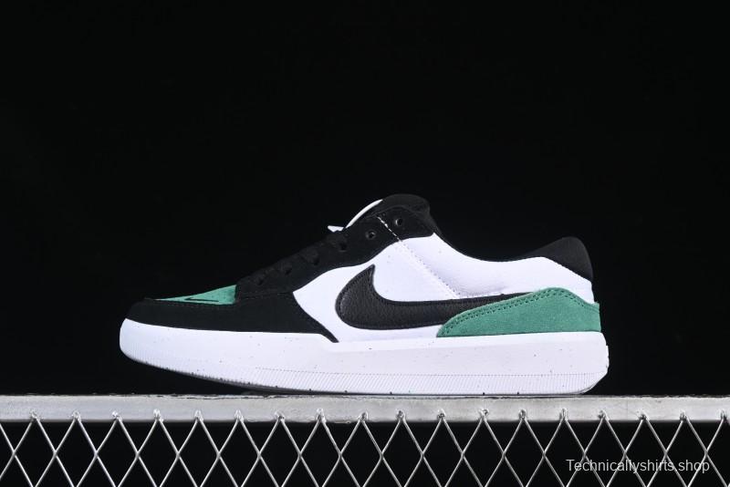 Nike SB Force 58 Low - Emerald Green, Black & White Skateboarding Shoes