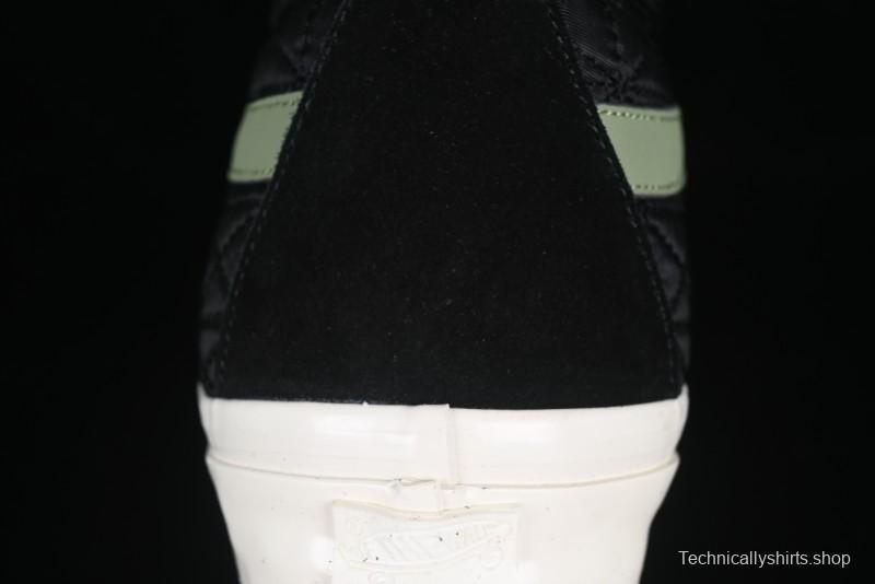 Vans Premium Sk8-Mid Retro Casual Mid-Top Skate Shoes with Checkerboard Design - VN000CQQBLK