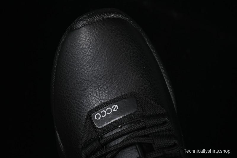 Men's All-Black Premium Leather Sneakers – Sleek & Versatile Design