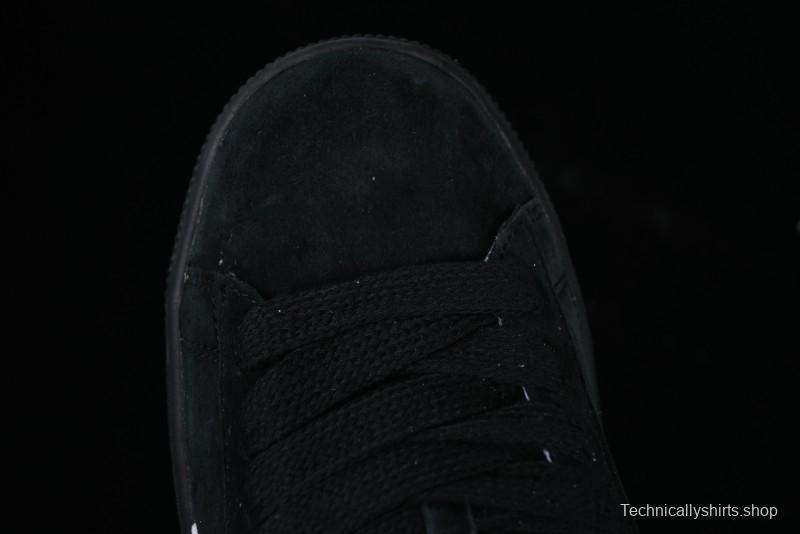 PUMA Suede XL Classic Men's Sneakers - Black with Metallic Silver Accents