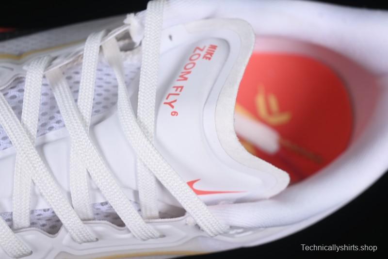 Nike Zoom Fly 6 Lightweight Responsive Running Shoes with Carbon Fiber Plate - IB6657-108