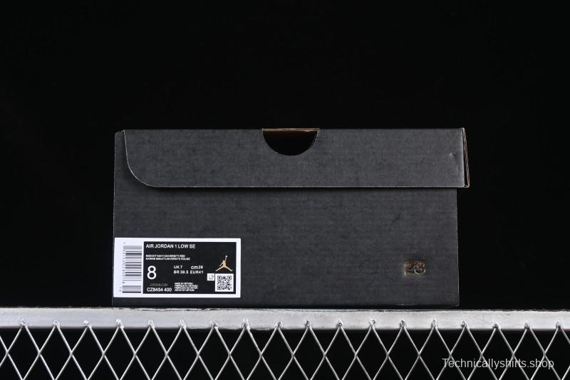 Nike Air Jordan 1 Low AJ1 Patriot Blue Red Low-Top Casual Lifestyle Sneakers - CZ8454-400