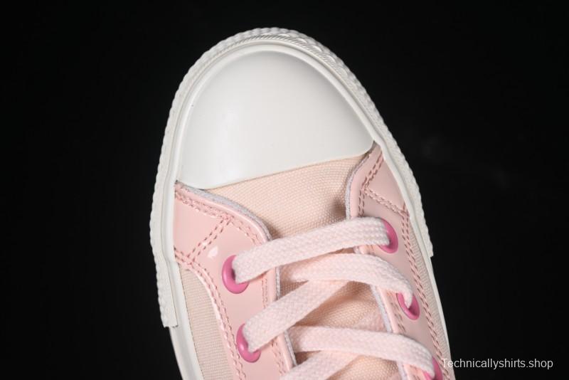 Converse Chuck 70 High Top Platform Sneakers in Pink Color Block Design - A14825C