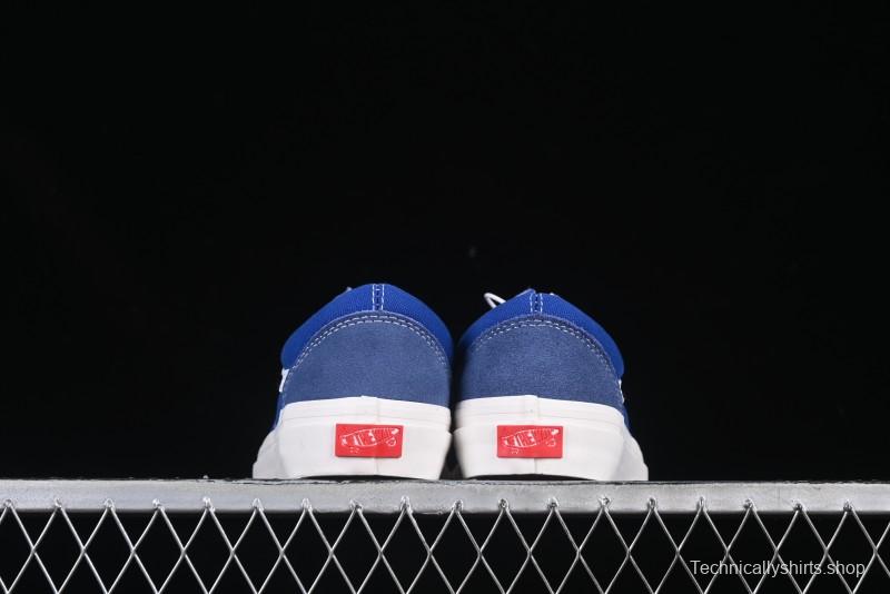 Vans Premium Old Skool 36 Retro Skate Shoes with Full-Grain Leather and Cushioned Insole - VN000CQDDWR