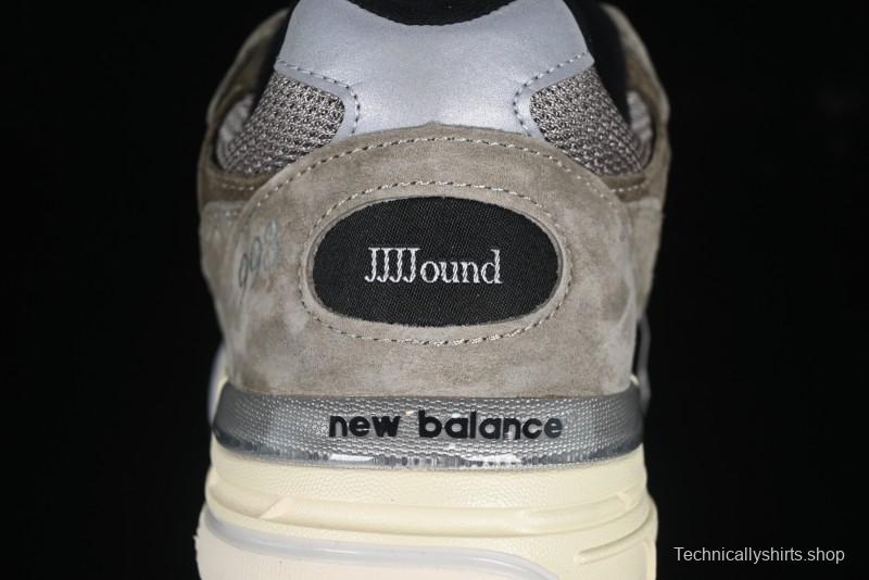 New Balance Made In USA M993 Series Classic Retro Casual Running Shoes with Heritage Design - U993JJ