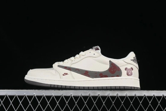 Nike Air Jordan 1 Low OG SP Travis Scott x Fragment Design Collaboration Sneakers - LD2025-004
