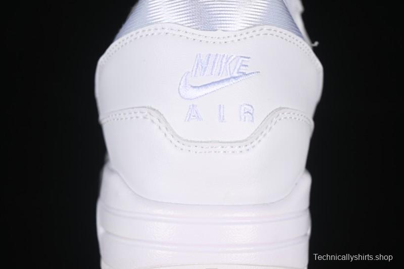 Nike Air Max 1 Retro Running Shoes with Half-Sole Air Cushion - 454746-107