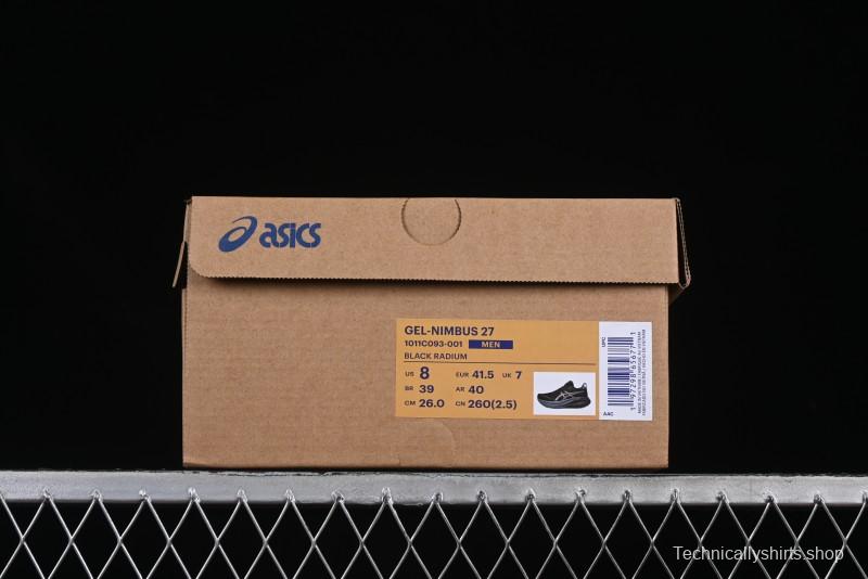 Asics Gel-Nimbus 27 Retro Breathable Casual Shoes with Cushioning for Men - 1011C093-001