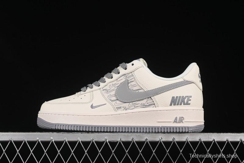 Nike Air Force 1 '07 Low Collaboration Sneakers with Double Swoosh Design - HH7518-070
