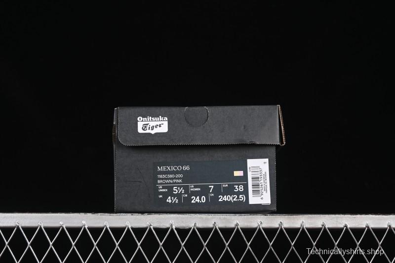 Onitsuka Tiger Mexico 66 Low-Top Leather Running Shoes - 1183C380-200