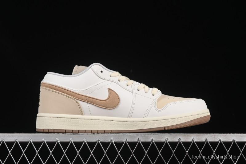Nike Air Jordan 1 Low "Dongdan" Casual Sneakers in Coconut Milk White - IB8855-121