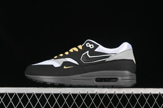 Nike Air Max 1 Retro Running Shoes with Half-Sole Air Cushion - IB9898-001