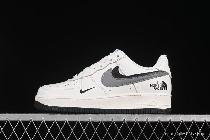 Nike Air Force 1 '07 Low The North Face Collaboration Beige Double Swoosh Casual Sneakers - AM1588-006