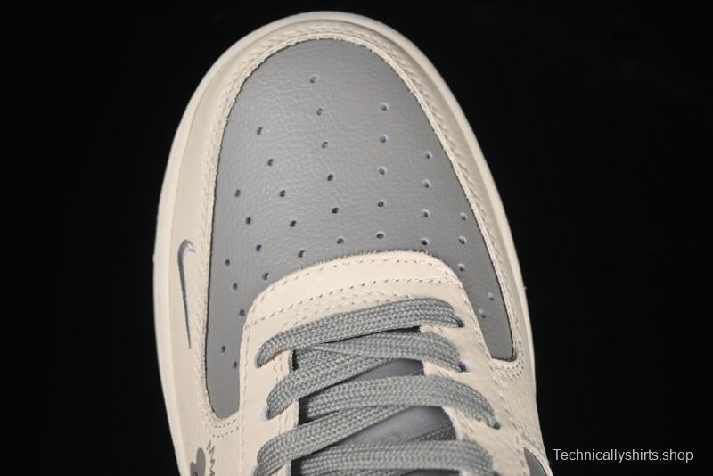 Nike Air Force 1'07 Low Kaws Collaboration Beige Grey Casual Sneakers - KK1988-078