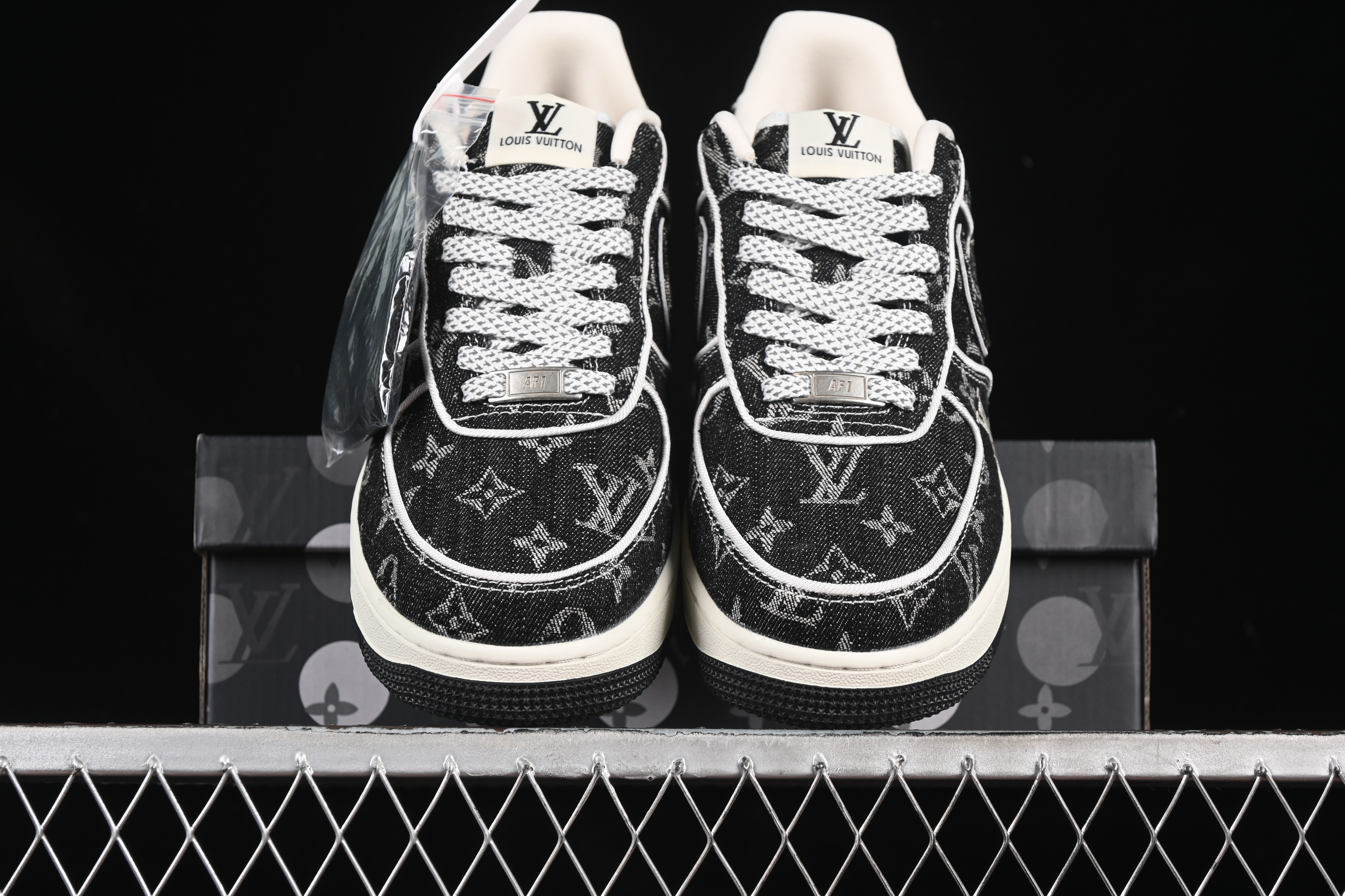 Nike Air Force 1'07 Low LV Collaboration Dark Denim Low-Top Casual Sneakers - SC9207-531