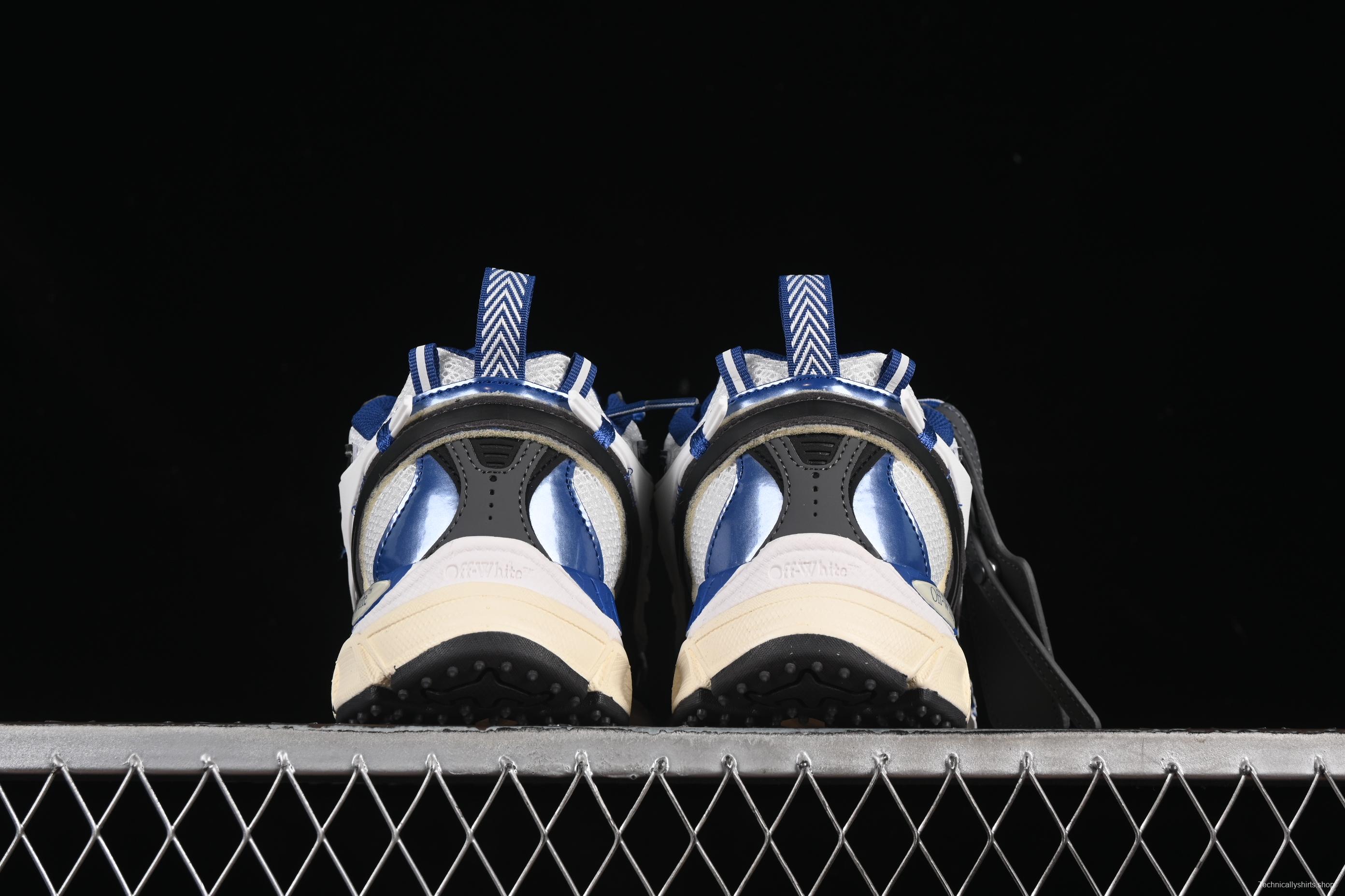Off-White Be Right Low-Top Lifestyle Sneakers in White Blue - X.E5