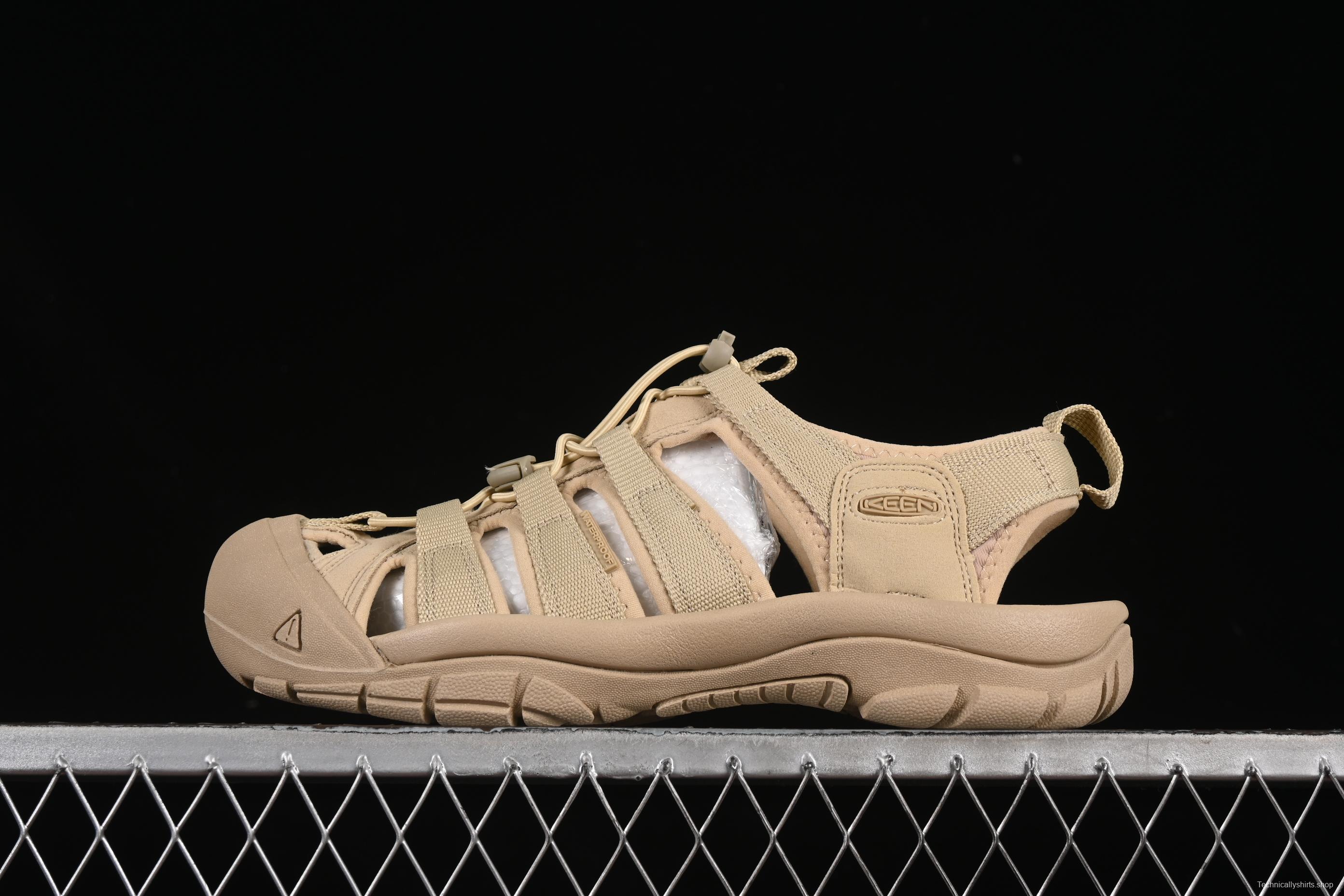 Keen Newport Summer Trendy Woven Stretch Water Hiking Outdoor Sandals - 1022258 Beige