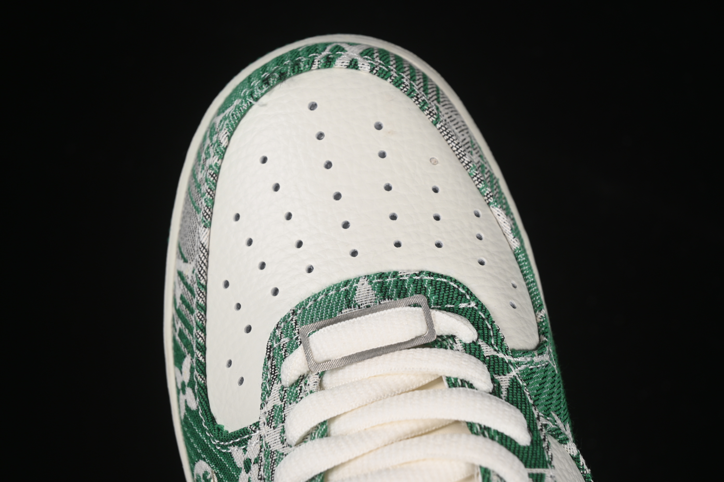 Nike Air Force 1 '07 Low LV Collaboration Green Denim Casual Sneakers - SC9207-538