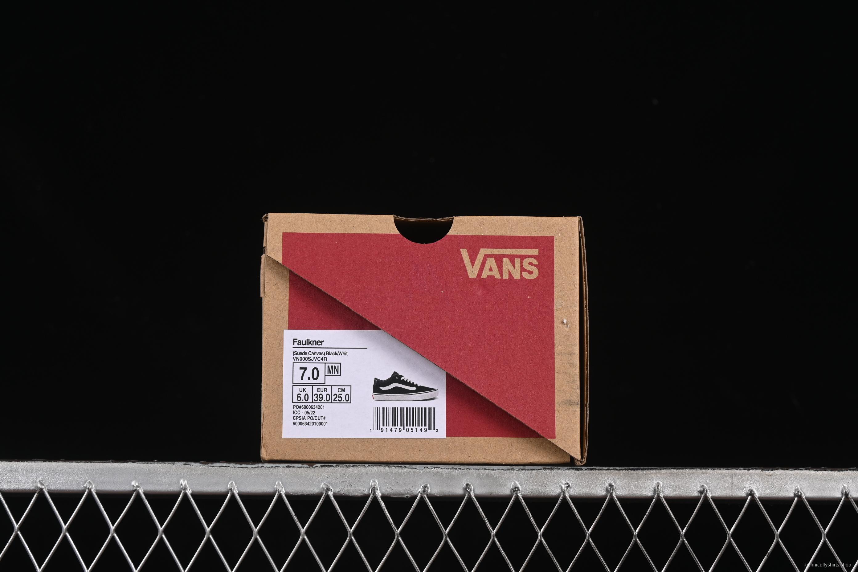 Vans Faulkner Low Top Casual Skate Shoes - VN000SJVC4R