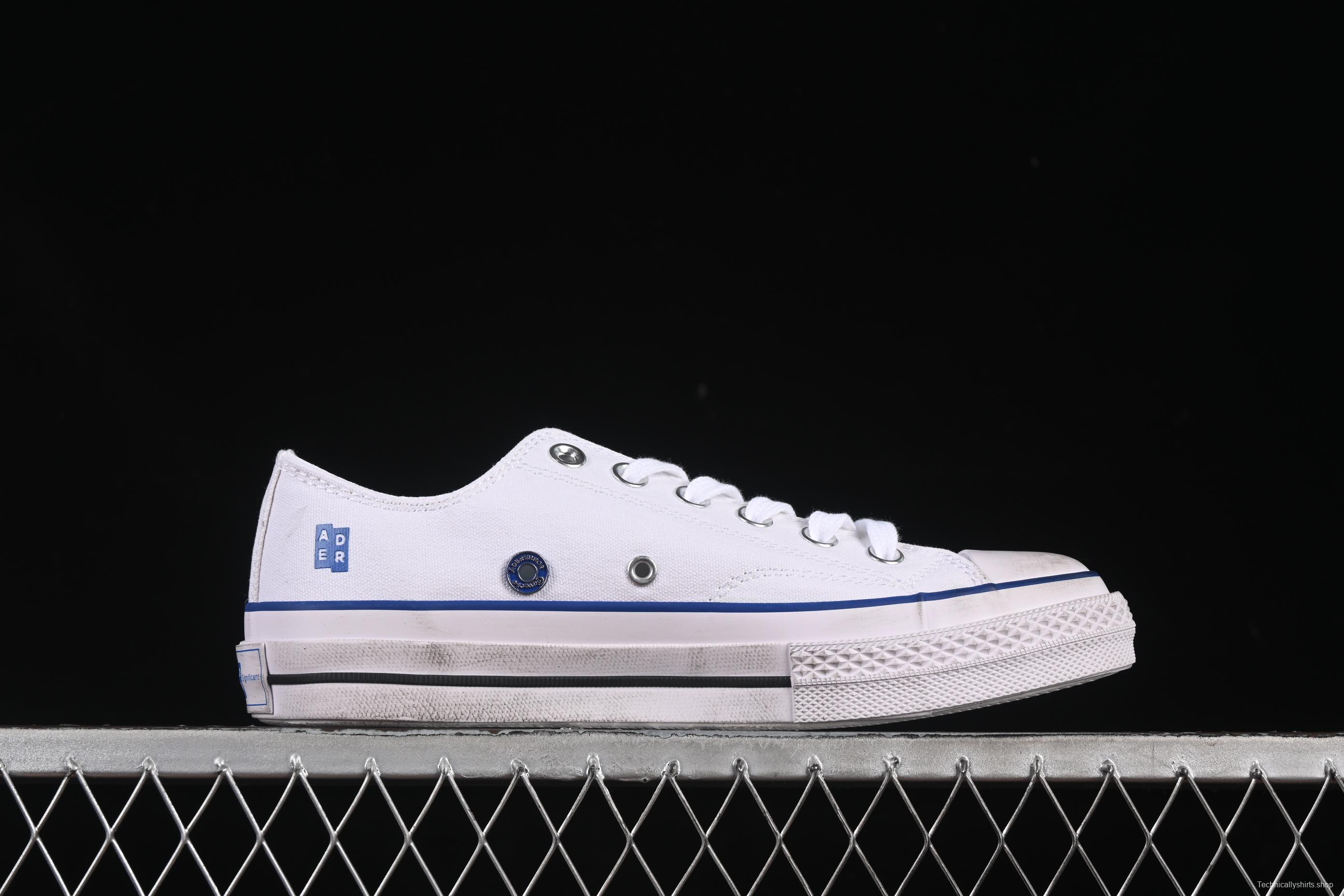 Ader Error x Converse Low-Top Casual Canvas Sneakers with Special Pattern Print - A14289C