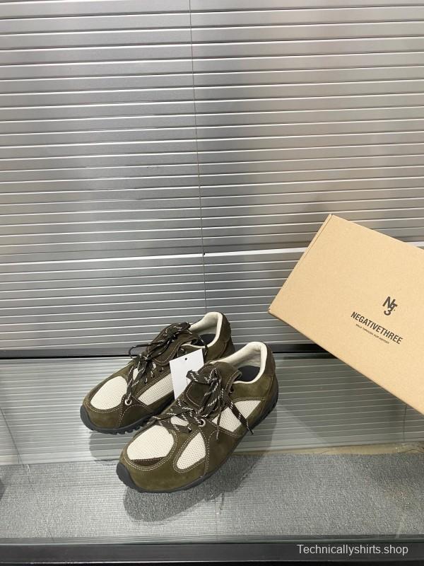 2025 Unisex Puma Brown White Silk Oxford Leather Sneakers KFY00280