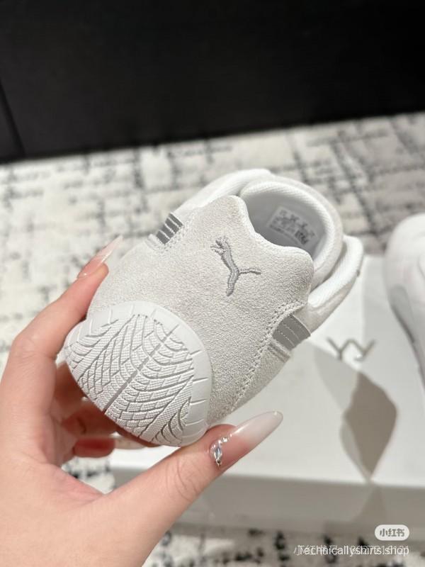 2025 Women Puma White Leather Sneakers KFY00260