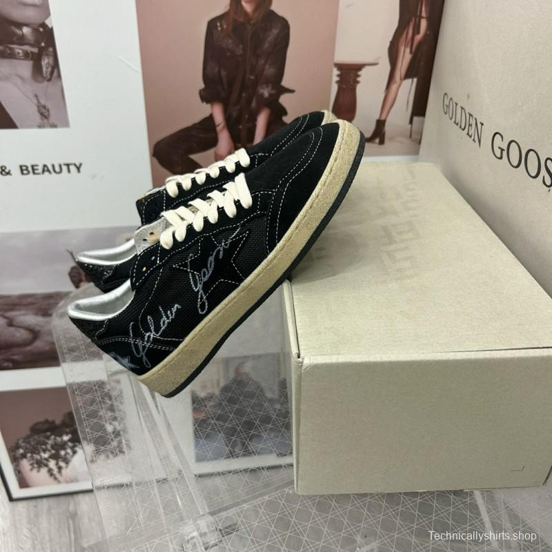 2024 Unisex GGDB Black Suede Sneakers MJ00260