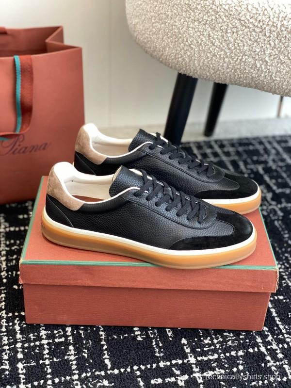 2024 Men LP Black Suede Leather Sneakers MJ00320