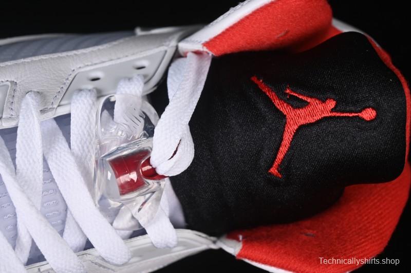 Nike Air Jordan 5 Retro Fire Red Black Tongue Basketball Shoes - HQ7978-101