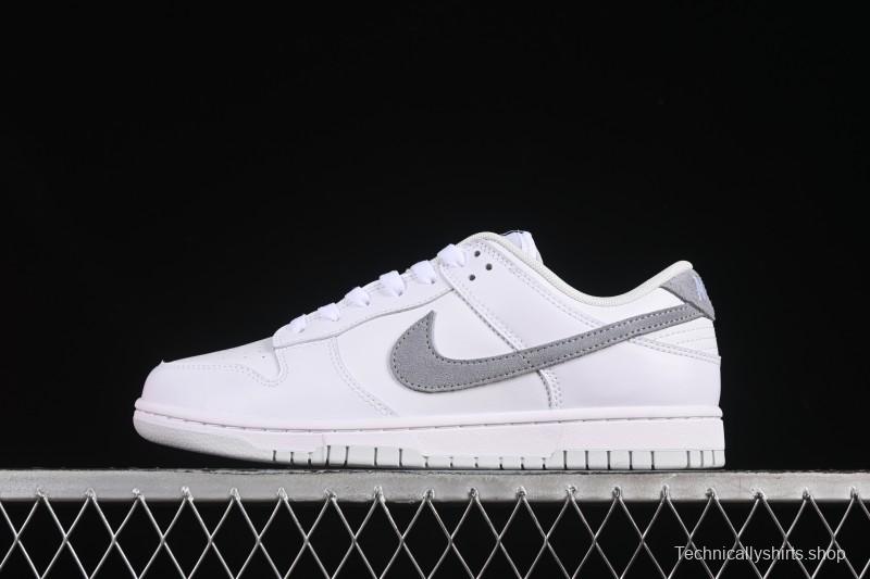 Nike SB Dunk Low White Grey Low-Top Casual Skate Shoes - IH0632-141