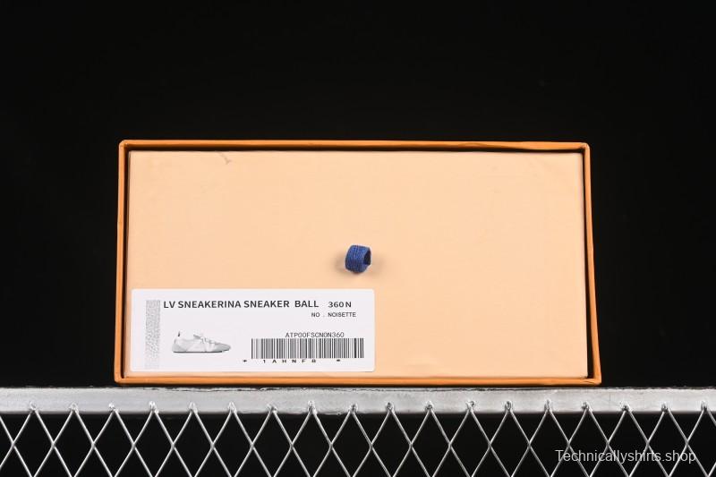 Louis Vuitton Sneakerina Round Toe Lace-Up Ballet Style Flat Training Shoes - N.F6