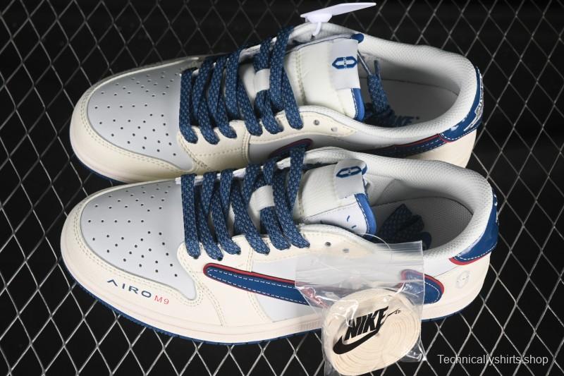 Nike Travis Scott x Fragment Design x Air Jordan 1 Low OG SP AJ1 Low-top Casual Skate Shoes - FC1688-240