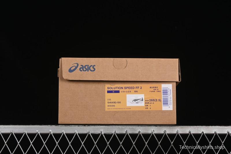 Asics Solution Speed FF 2 Retro Breathable Cushioned Casual Running Shoes - 1041A182-100