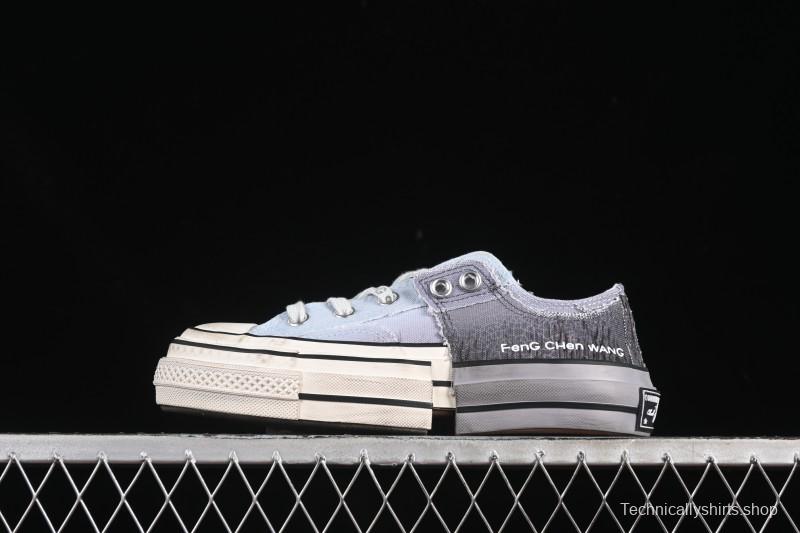 Converse Chuck 70 Low Feng Chen Wang Collaboration Deconstructed Canvas Sneakers - A15742C