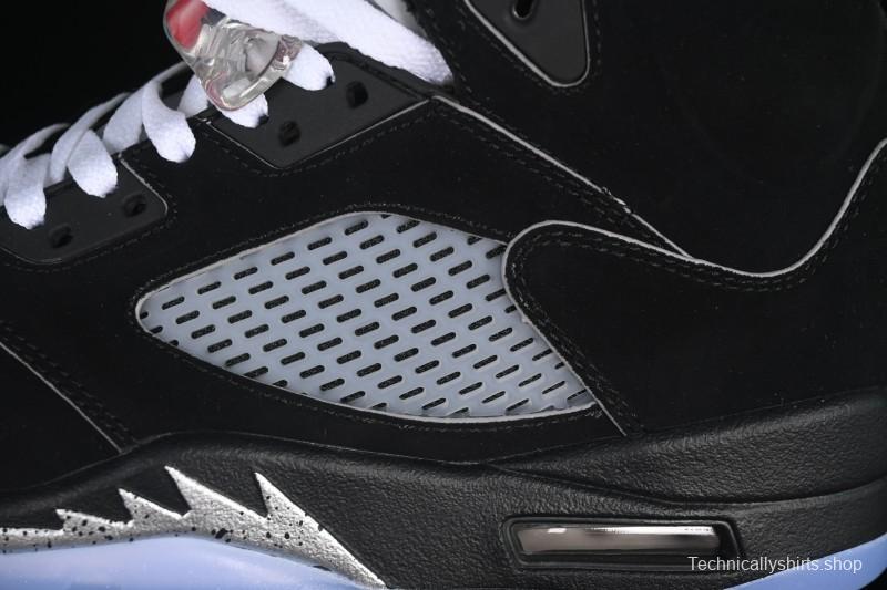 Nike Air Jordan 5 Black Metallic Reimagined Basketball Shoes HF3975-001