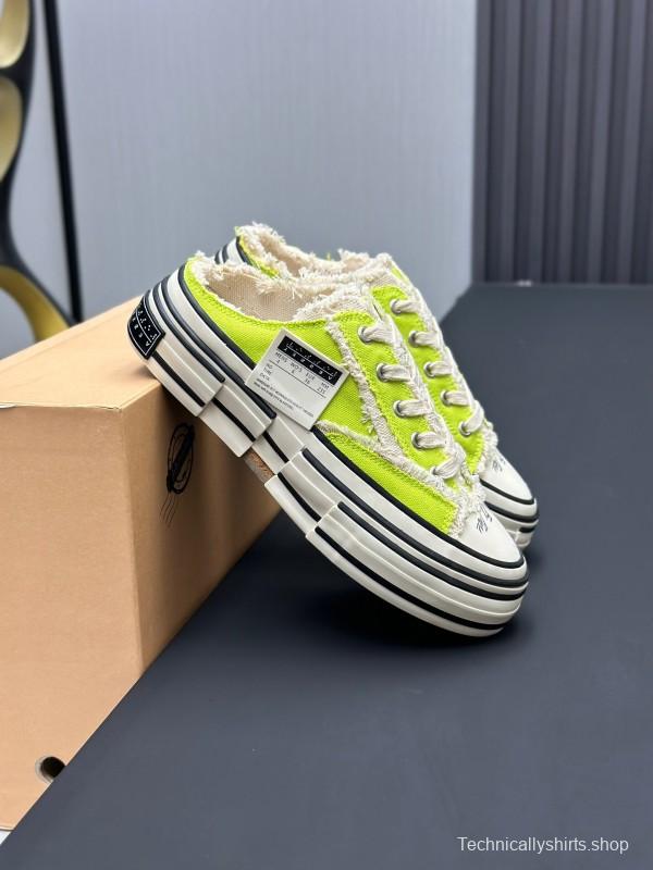 2025 Unisex XVESSEL Yellow White Canvas Plimsolls Vulcanized AS00240